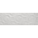 Πλακάκι Camden Perla Relieve Decor 9526 30x90 cm Ανοιχτό Γκρι Ματ Porcelanite Dos